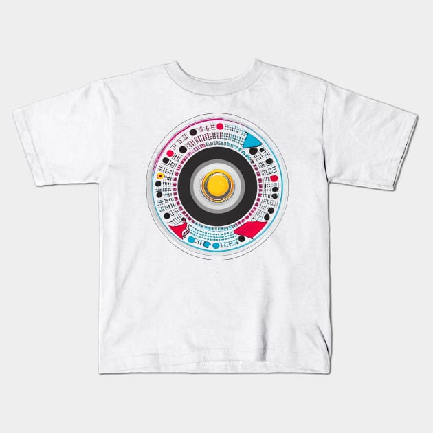 Retro music vinyl Kids T-Shirt by artpisz